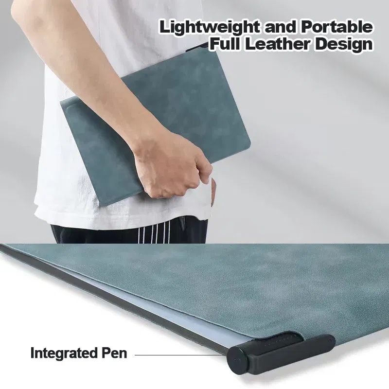 Color: Option 5 - Erasable Whiteboard Notebook A5 Leather Portable Drafting Notebook Writing Board Desktop Memo Pad