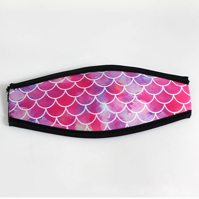 Color: black, Bundle: Bundle 1 - Double-layer back head mask hair care belt snorkeling mask belt commonly used hair care strap diving mask protective sleeve mask