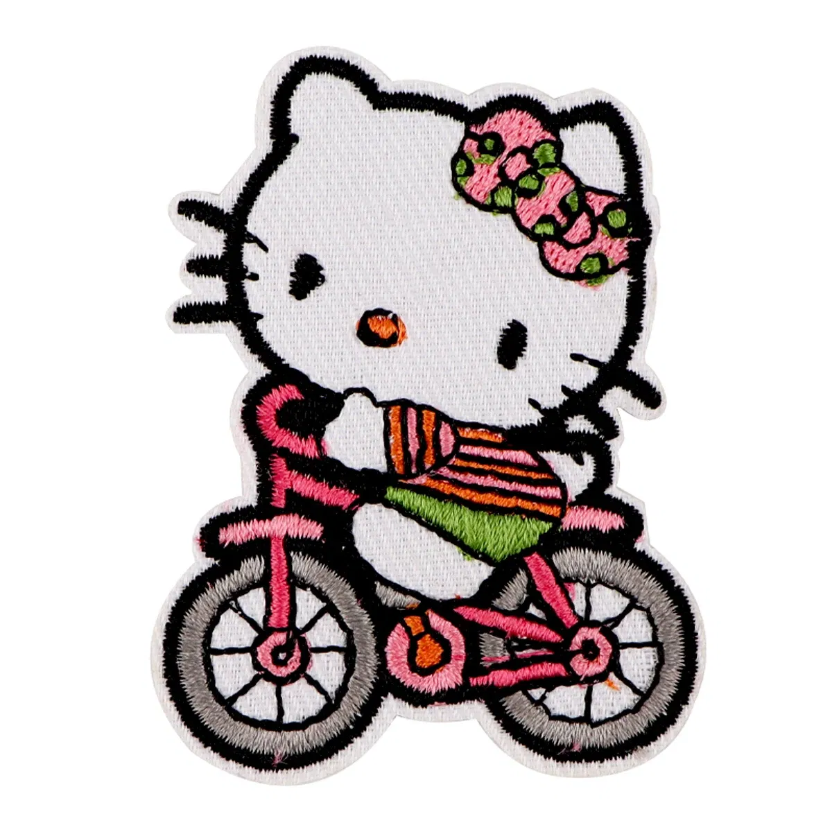 Color: Antique Brass - Anime White Dog Patches for Clothing Kawaii Embroidered Patches on Clothes Stickers DIY Ironing Appliques Jacket Jeans Stripes