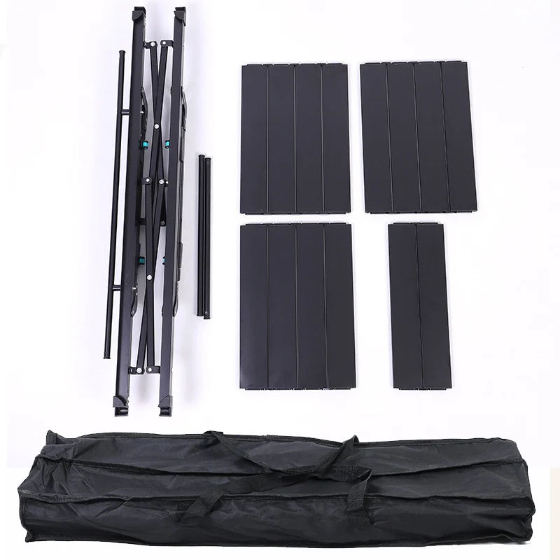Color: Red Wine, Ships From: CHINA - Multi-Functional IGT Table Camping Stove Table Extendable Wood Desktop Table Outdoor Cooking Equipment Foldable Portable
