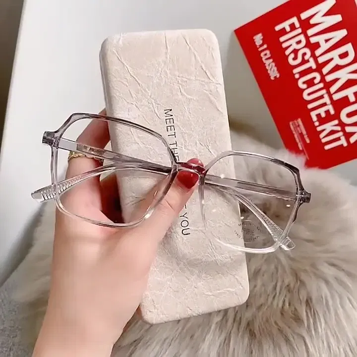 Frame Color: Blue, Ships From: CN - Transparent Computer Glasses Frame Women Men Anti Blue Light polygon Eyewear Blocking Glasses Optical Spectacle Eyeglass