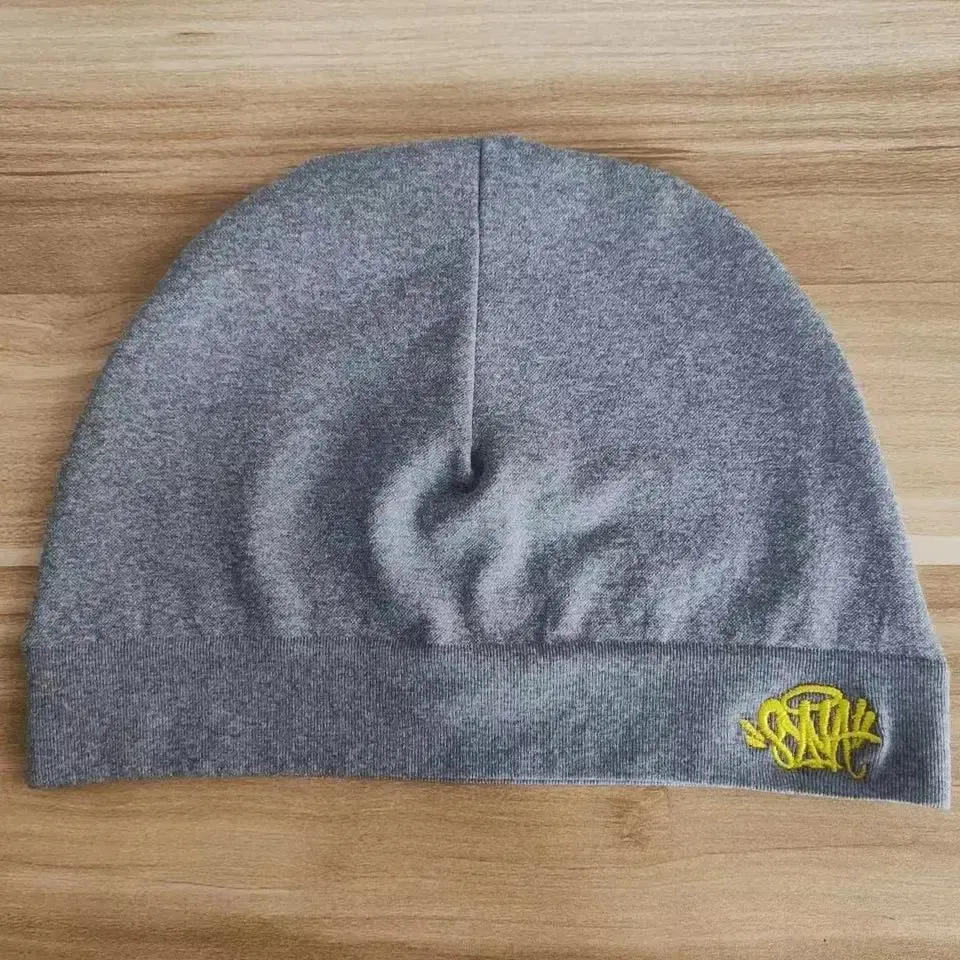 Color: green, Size: XS - SynaWorld Skull Beanie 2024 New Knitting Syna Beanie Hat Men Women Paragraph Quality Cap Y2k Warm Beanies Syna Running Cap