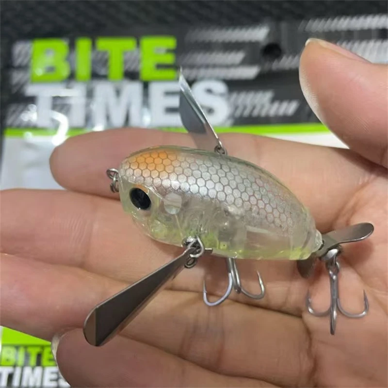 Color: Burgundy - luretv Japanese JACKALL SAME STYLE MICRO POMPADOUR Small Water Cicada 6.5g