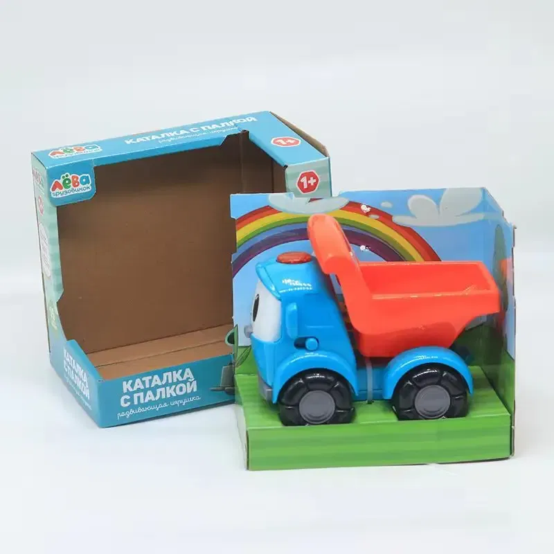 Color: black - Russian pickup truck Lio with 8 Russian songs farmer's cart pullback car mode sliding toy children's holiday gift