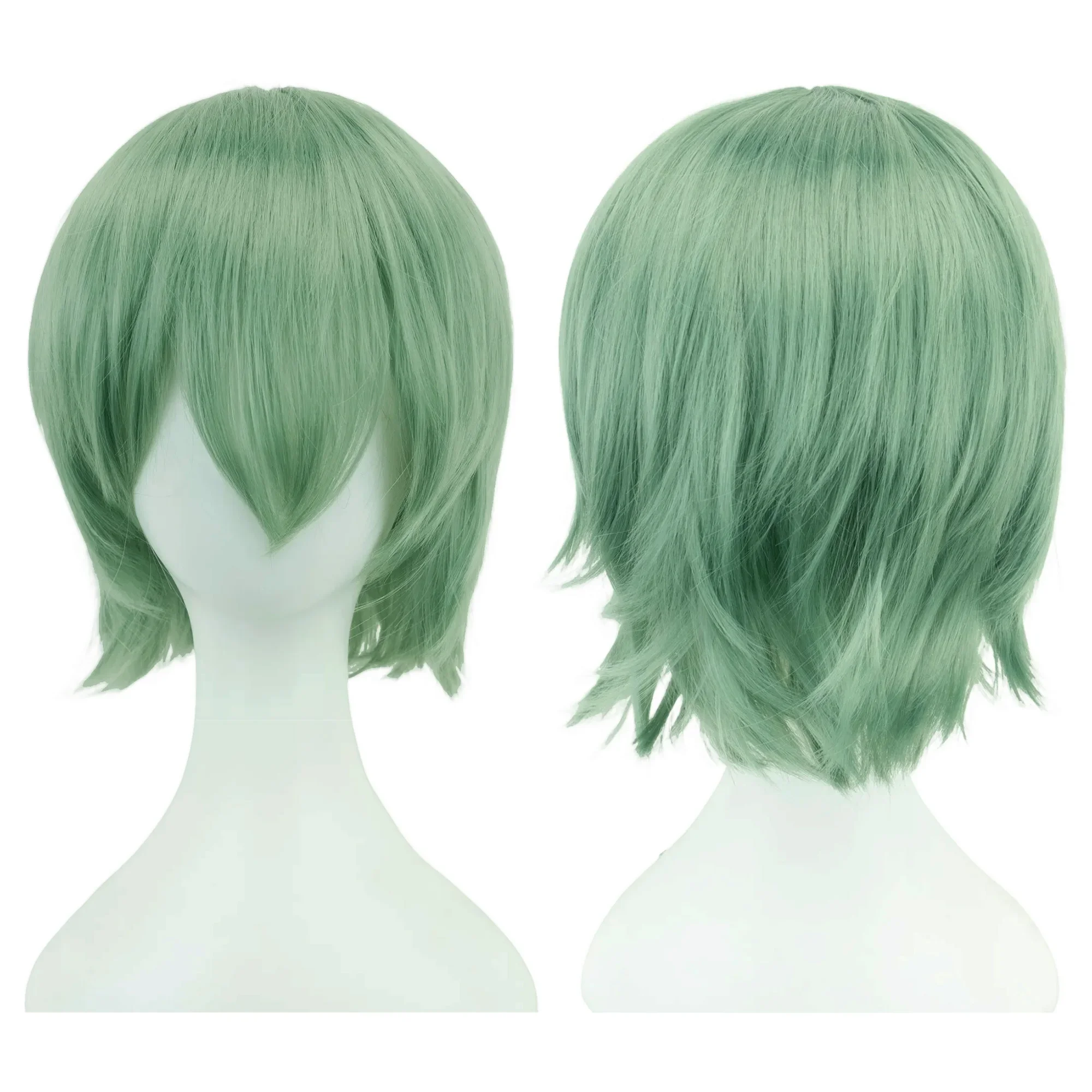Color: #3, Stretched Length: 12INCHES - Synthetic Unisex 12 Inches Short Cosplay Hair Party BOB Wigs with Bangs Pink Blonde Orange Halloween Costume Lolita Wig