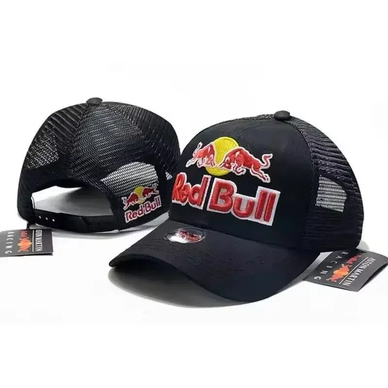 Color: GRAY - Red Bull Racing Cap High Quality Men's Red Bull Baseballcap Women's Summer Red Bull Sports Cap