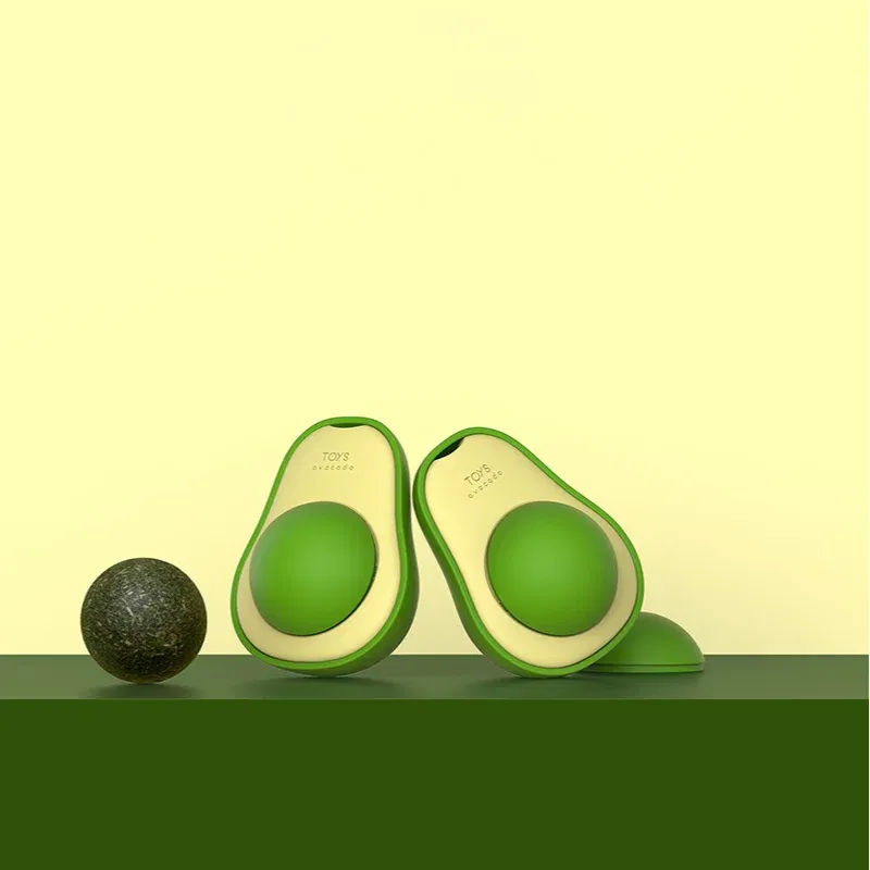Color: black, Ships From: CHINA - Cat Licking Toys Natural Catnip Wall Stickers Avocado Style Galls Fruit Cat Treats Clean Intestinal Cleansing Tune Cat Grass