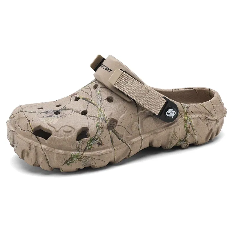 Color: MULTI, Shoe Size: 40 - Men Summer Slippers Thick Sole Mens Clogs Sandals Hollow Breathable Flip Flops Sandals Shoes Fashion Beach Slippers