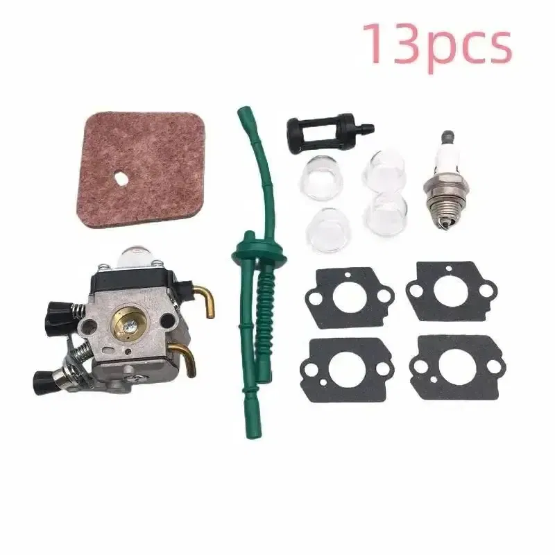 Color: Red - Carburetor Trimmer Kit For Stihl FS 38 45 46 55 55R 55RC 45C 45L 45EZ 55EZ 55C 55T 74 75 76 80 85 310 KM 55 55R HL45 FC55