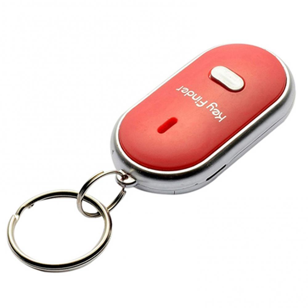 Color: Yellow - Funny Key Chains Women Men Whistle Key Finder Flashing Beeping Remote Lost Keyfinder Locator Keyring