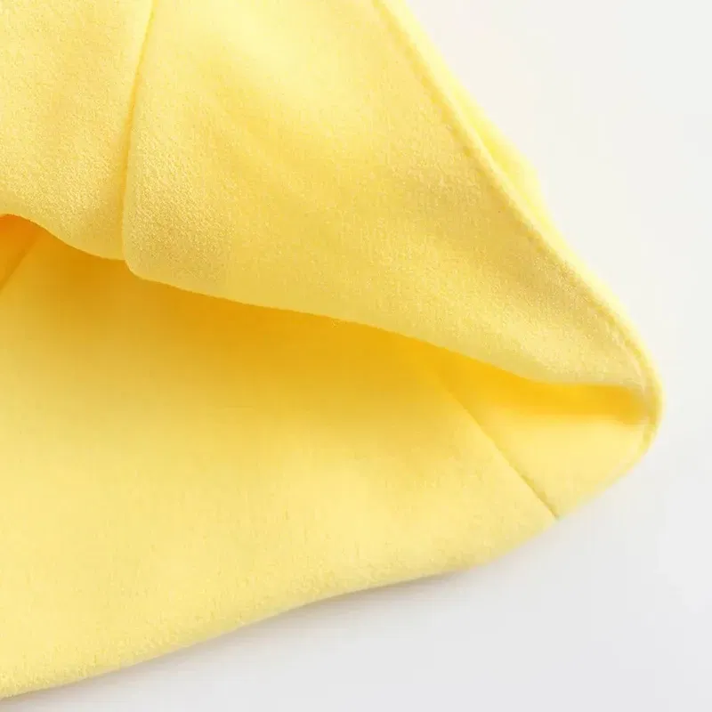 Color: Beige, Size: L - Asymmetrical Strapless Top Lemon Yellow Women Sleeveless Lady Female Clothes Slim Fit Suspenders Tube Top Off Shoulder