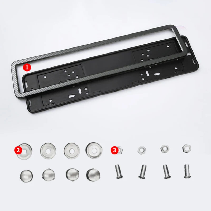 Color: army green - Car Universal License Plate Holder Frame