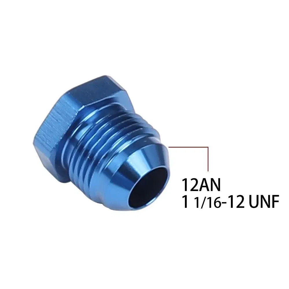 Color: green, Ships From: CHINA - AN4 AN6 AN8 AN10 AN12 Aluminum Male Flare Thread Hexagon Head Blanking Plugs Fitting Hex Cap Lock Hose Fitting Adapters Anodized