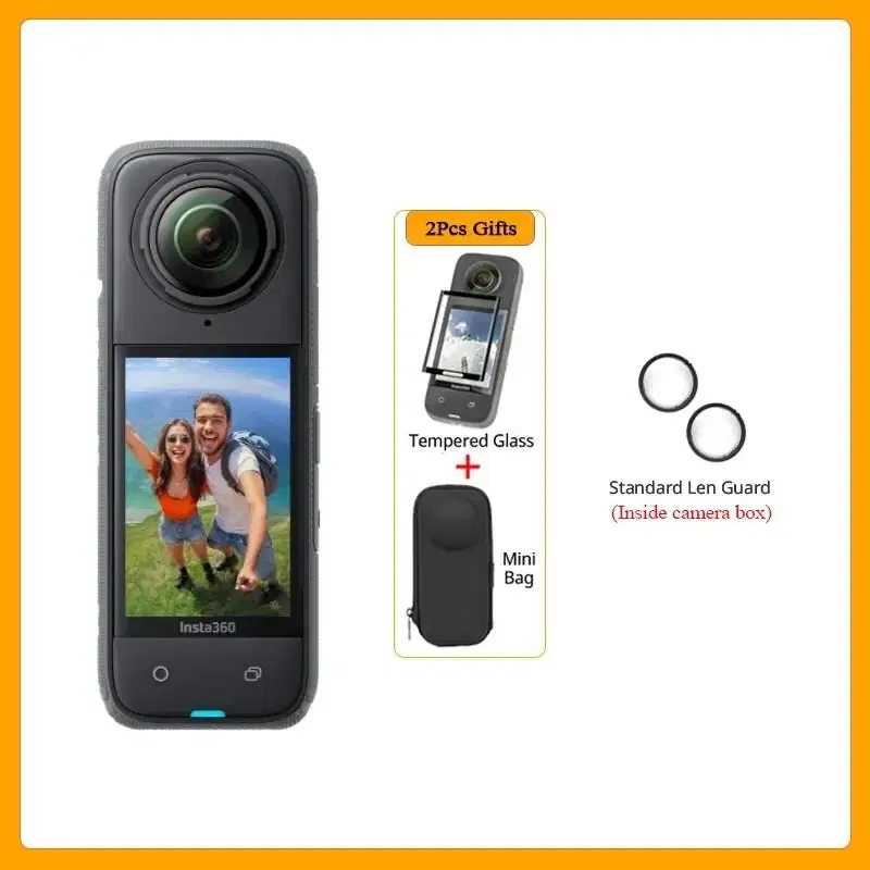 Bundle: Bundle1, Color: Red, Ships From: CHINA - Top Insta360 X4 Now arrival 8K Waterproof 360 Action Camera, 4K Wide-Angle Video 2290mAh Battery Insta360 X4 Sport Camera