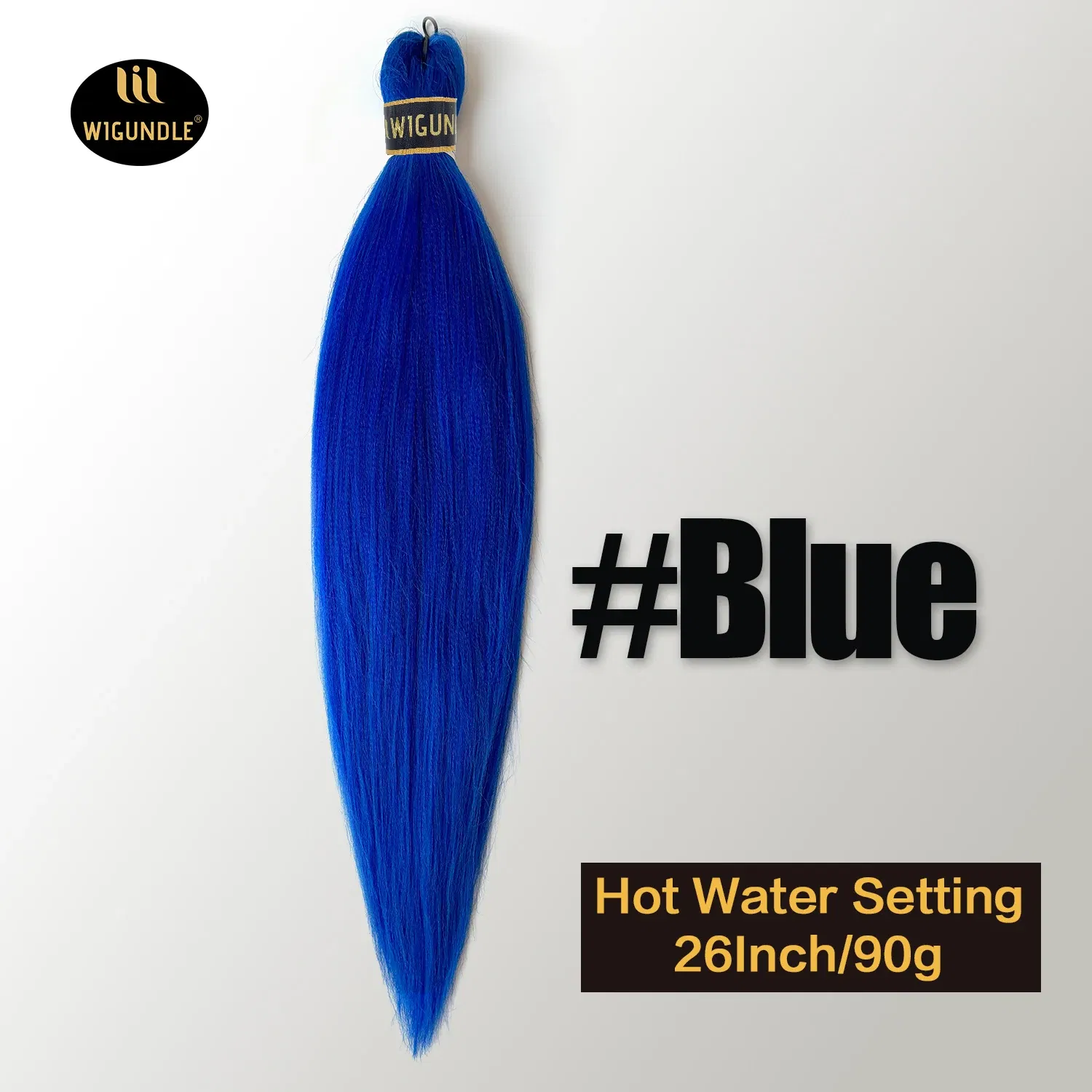 Color: #144, Stretched Length: 26inches, Bulk Buy: 1Pcs/Lot - Kanekalon 26inch Hot Water Set Pre Stretched Jumbo Braiding Hair Box Twist Braids Synthetic Hair Extensions For Women Soft Yaki