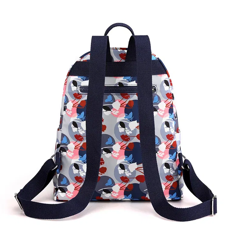 Color: SKY BLUE - Printing Backpack for Women Travel High Capacity Waterproof College Backpack Trendy Women Laptop School Bags Cute Girl
