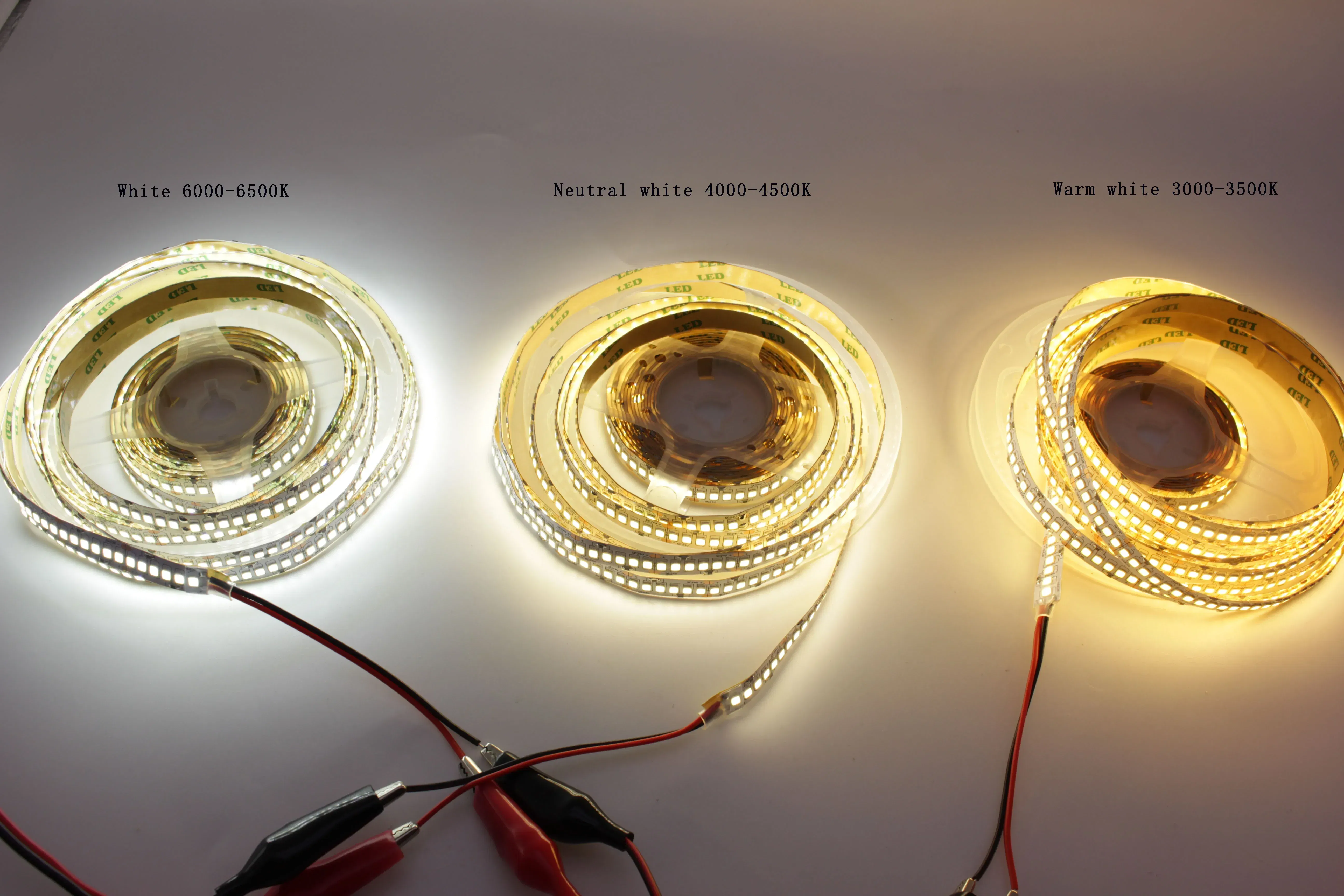 Emitting Color: Natural White, Color: WHITE - 1/2/3/4/5M 12V IP20 Non waterproof 2835 LED Strip 240 led Flexible light tape showcase led more bright LED strip white warm