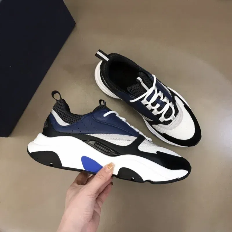 Color: Clear, Shoe Size: 40 - 2025 new B22 sports and leisure thick soled fashionable retro breathable men's and women's height increasing casual shoes