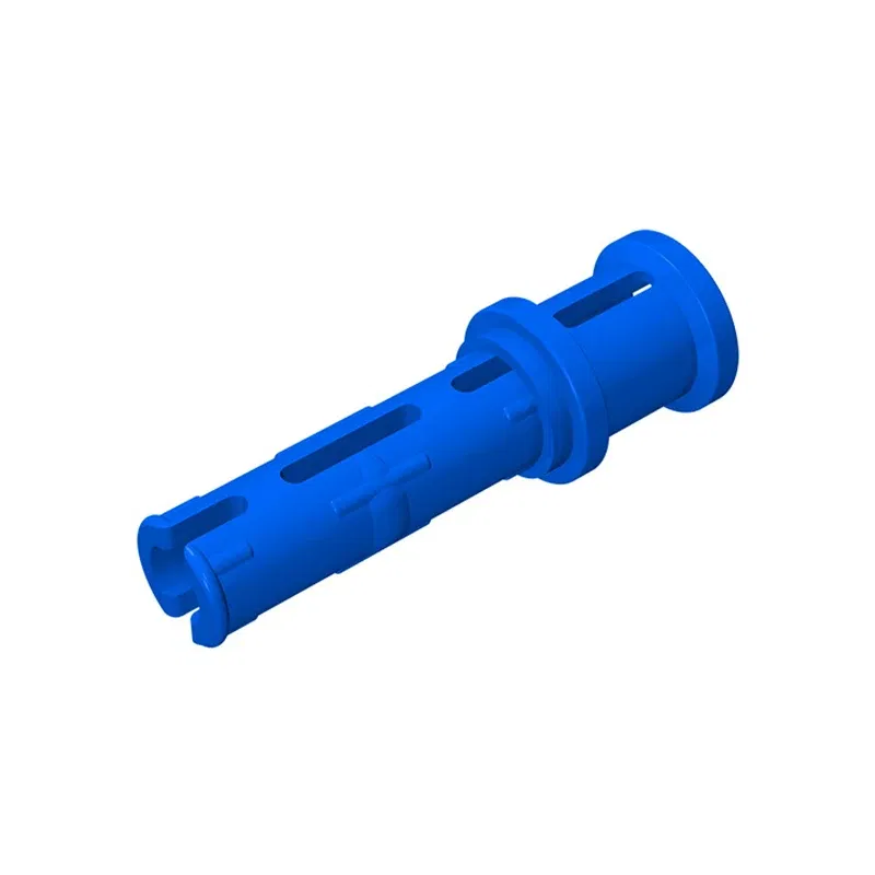 Color: Orange - Gobricks 10PCS Bricks Technical Pin 3L with Friction Ridges Lengthwise and Stop Bush Compatible With 32054 Assembles Block