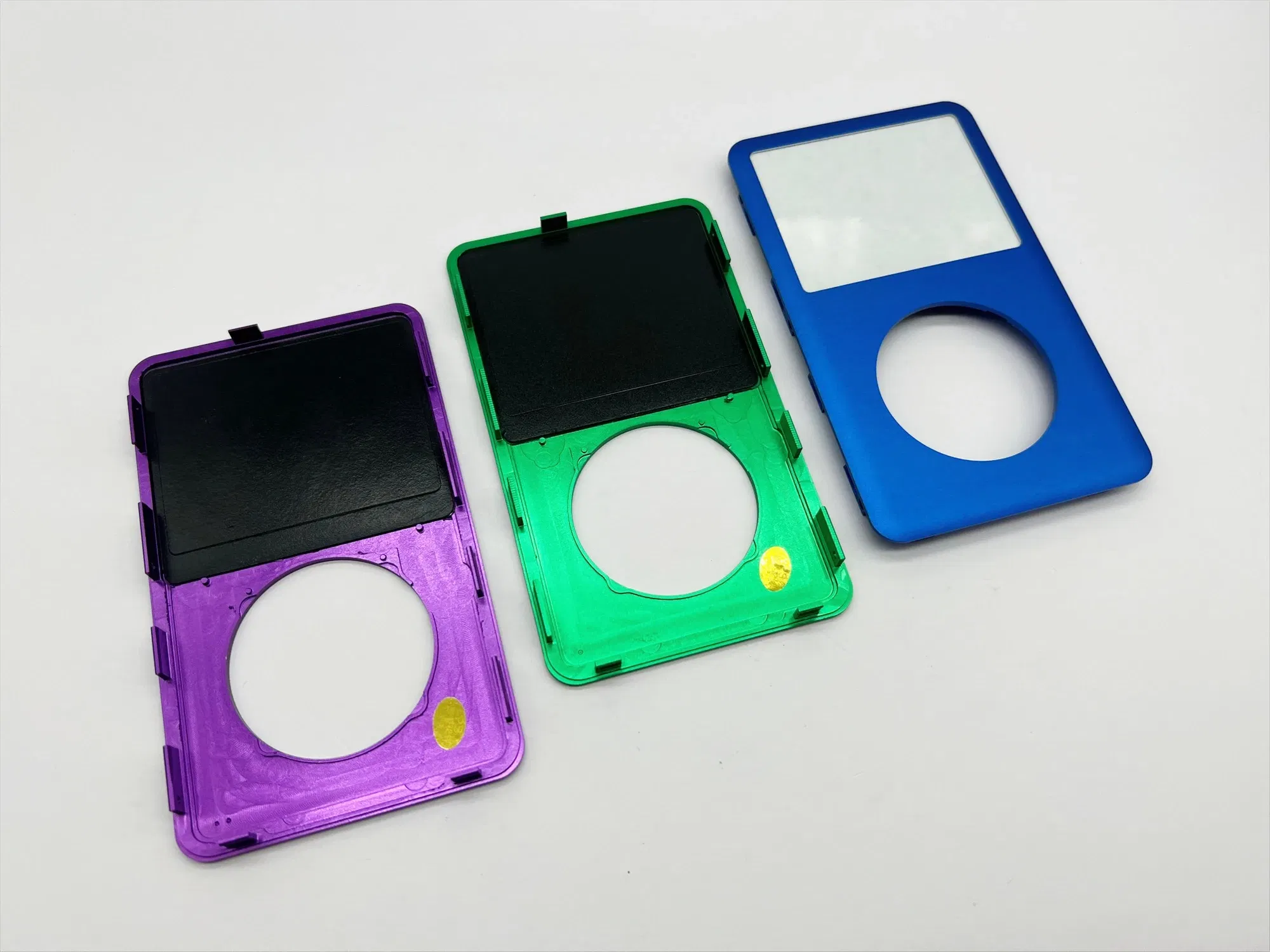 Color: GRAY - Colorful Front Faceplate Housing Case Cover Click Wheel Center Button Various Combinations for iPod 6th Classic 80GB 120GB 160GB