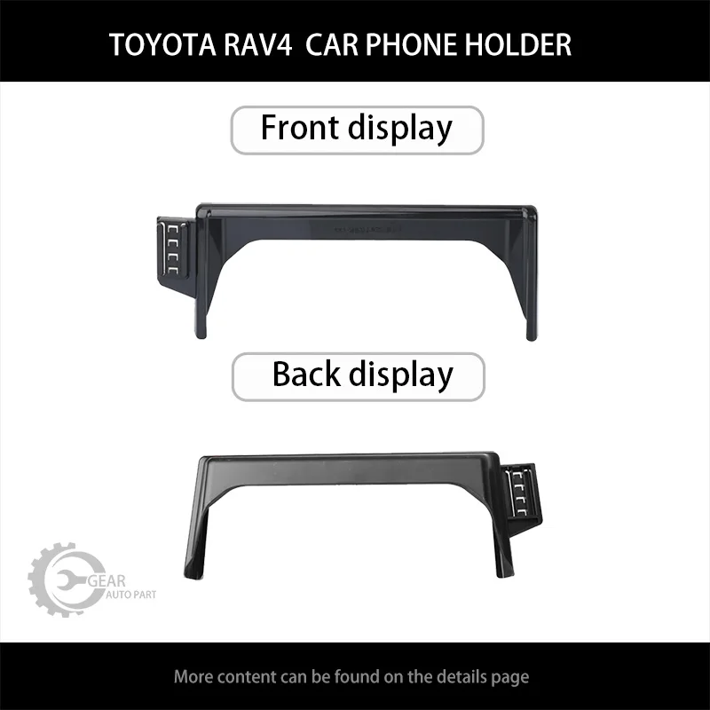 Color: Blue - For Toyota RAV4 XA50 2019 2020 2021 2022 Screen Car Mobile Phone Holder GPS Bracket Gravity Mount Support Auto Stand Accessories