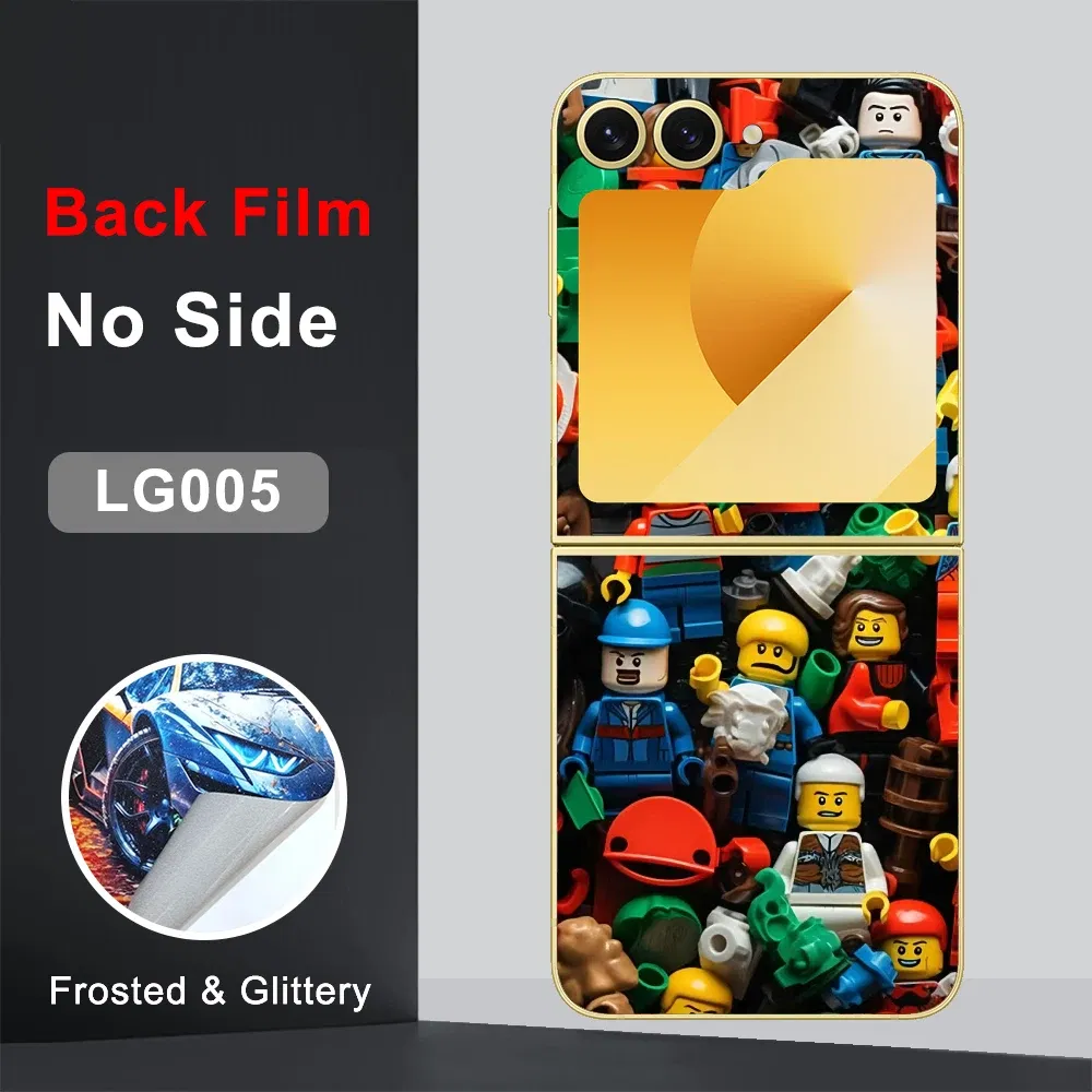 Color: Transparent, Bundle: Bundle 20 - CASEKiTTY Skin For Galaxy Z Flip 5 Back Film Samsung Z Flip 6 Sticker Flip 4 3 Protective Decal Wrap Back Cover Screen Protector
