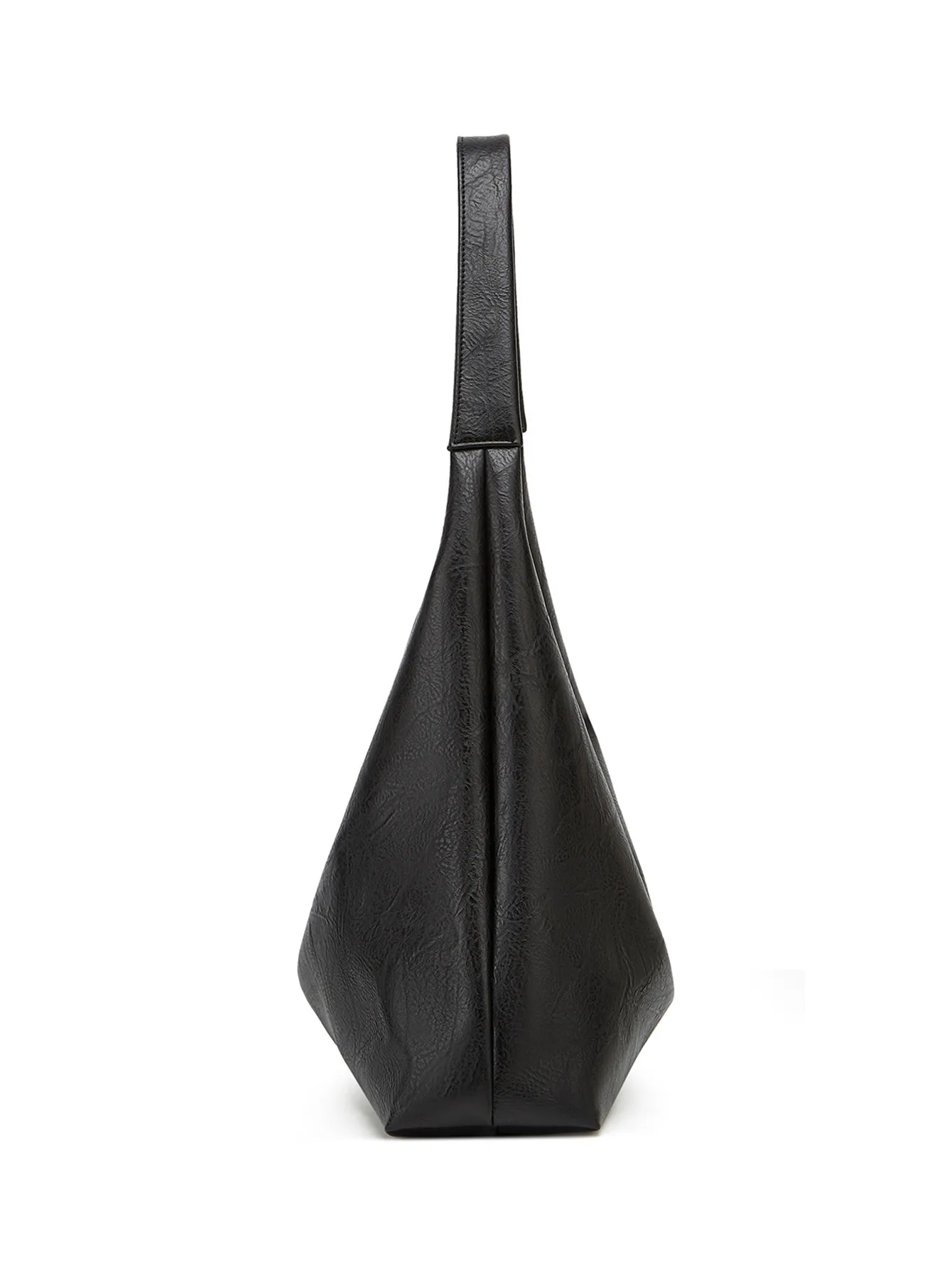 Color: GRAY, Size: L - New Tote bag 100 hand bill of lading shoulder women's bag retro simple large bag Tote bag