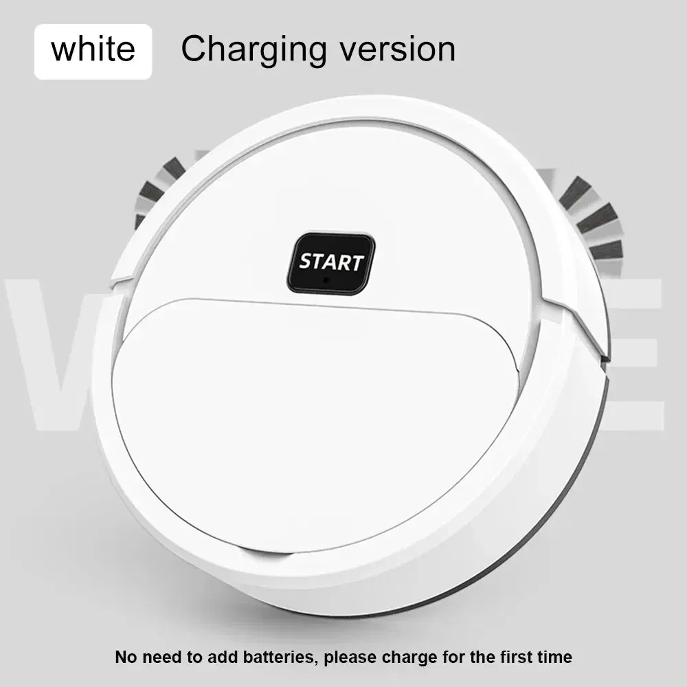 Color: WHITE - Mini Cleaner Fully Automatic Sweeping Robot Sweep Vacuum Cleaner Mopping The Floor Home Use Lazybones Intelligent 3 In1 Sweeper