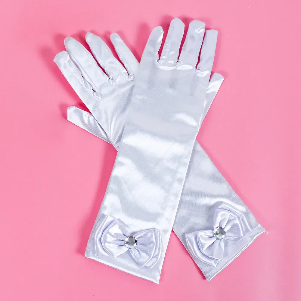 Color: Dark Grey - Pincess Anna Elsa Cosply Accessories Crown Magic Wand Necklace Wig Gloves Frozen Snow White Belle Cinderella Princess Role Play