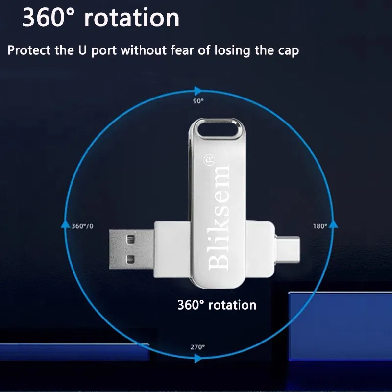 Pen Drive 64GB OTG 128GB Type C USB 2.0 Flash Drive External Memory Stick for SmartPhone MacBook Tablet