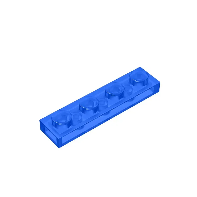 Color: Dark Pink - Gobricks 10PCS MOC Bricks Parts Plate 3710 1x4 Compatible Assembles Particles For Building Blocks DIY Bricks Educational Toys