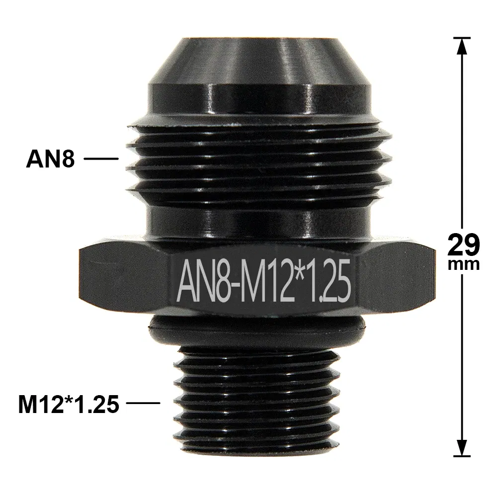 Color: army green - Oil Hose Straight Fitting Hose Adapter Oil Cooler Fitting An6 to An6 An8 An10 1/2 1/8 3/8 1/4 NPT 5/16,AN10 AN8 to 9MM M18 M12
