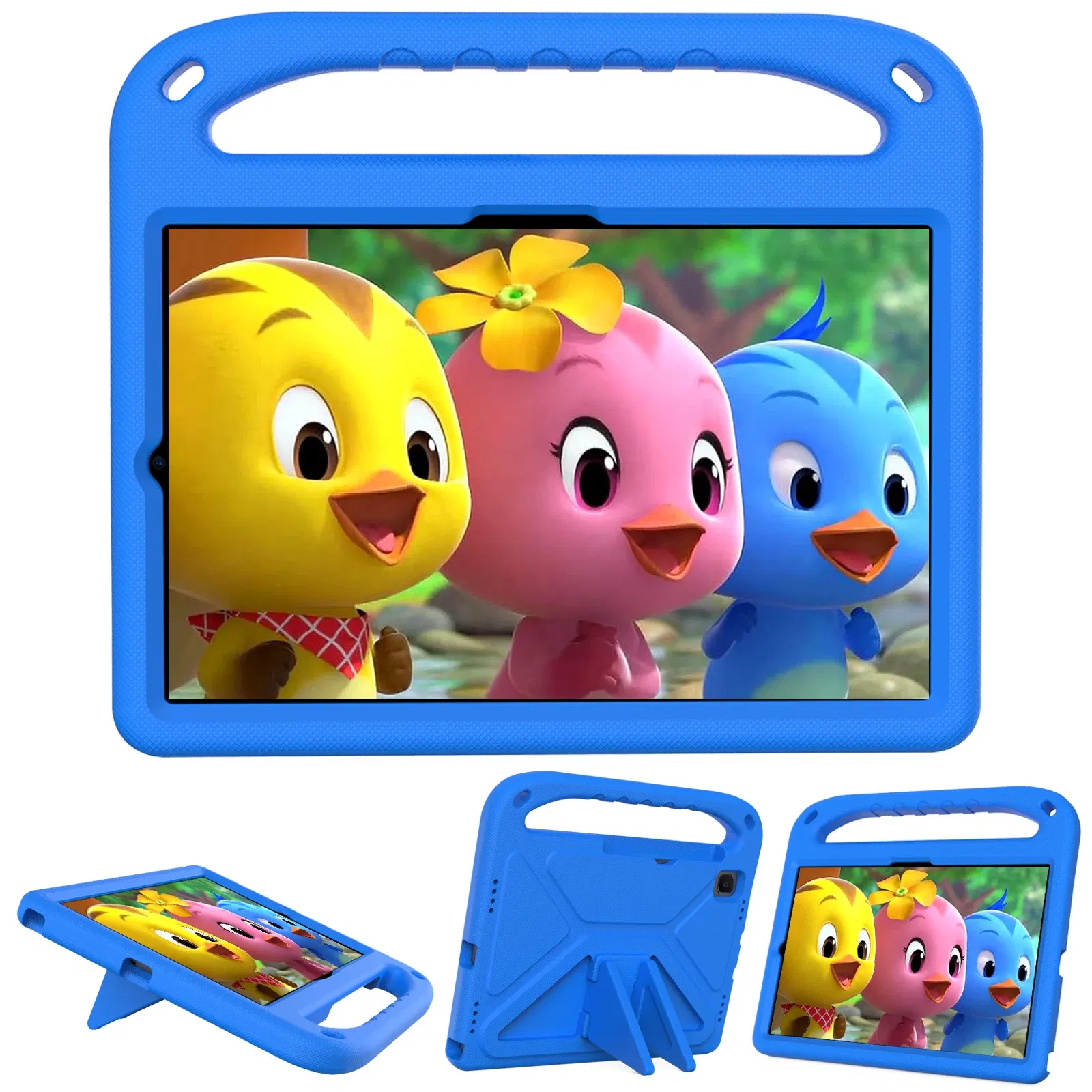 Color: Pink, Size: Twelve - Kids tablet case for Samsung Galaxy Tab S9FE+ S9+ S9 S8 S8+ S7FE S7+ A7Lite S5e S6 Lite A9+ A9 A8 A7 T510 T307U Child shel