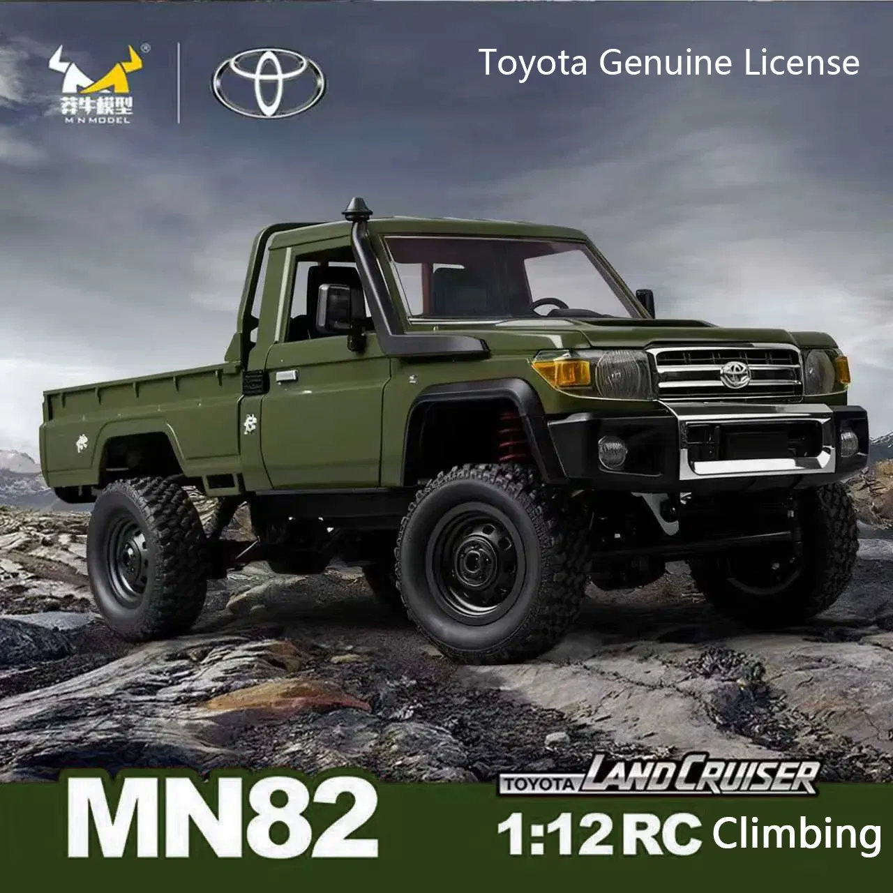Color: plum - MN MODEL 1:12 4WD Retro RC Off-road Car All Terrain Vehicle Climbing Truck Rock Crawler Pickup Collection Model Toy for Adult