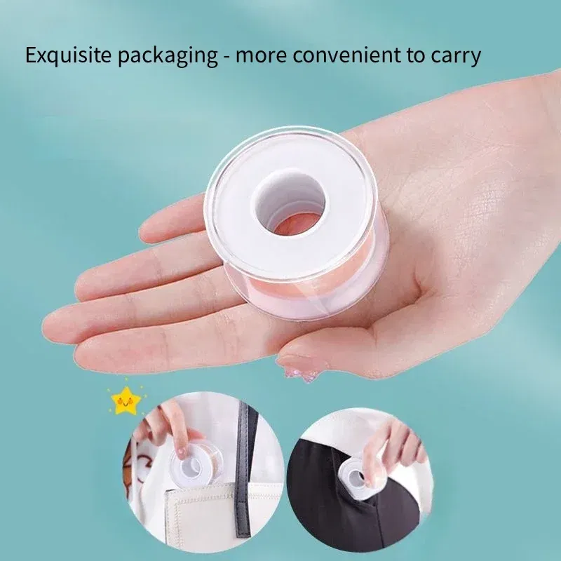 Color: MULTICOLOR - Silicone Gel Heel Stickers Heel Protector Biomimetic Anti Pain Relief Adhesive Patch Cushion Foot Care Shoe Pads Grip Tapes