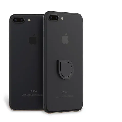 Color: black - Full Metal Mobile Phone Holder Ring Buckle Water Drop Ring Holder Lazy Desktop Stand Giveaway Gift Mobile Phone Buckle