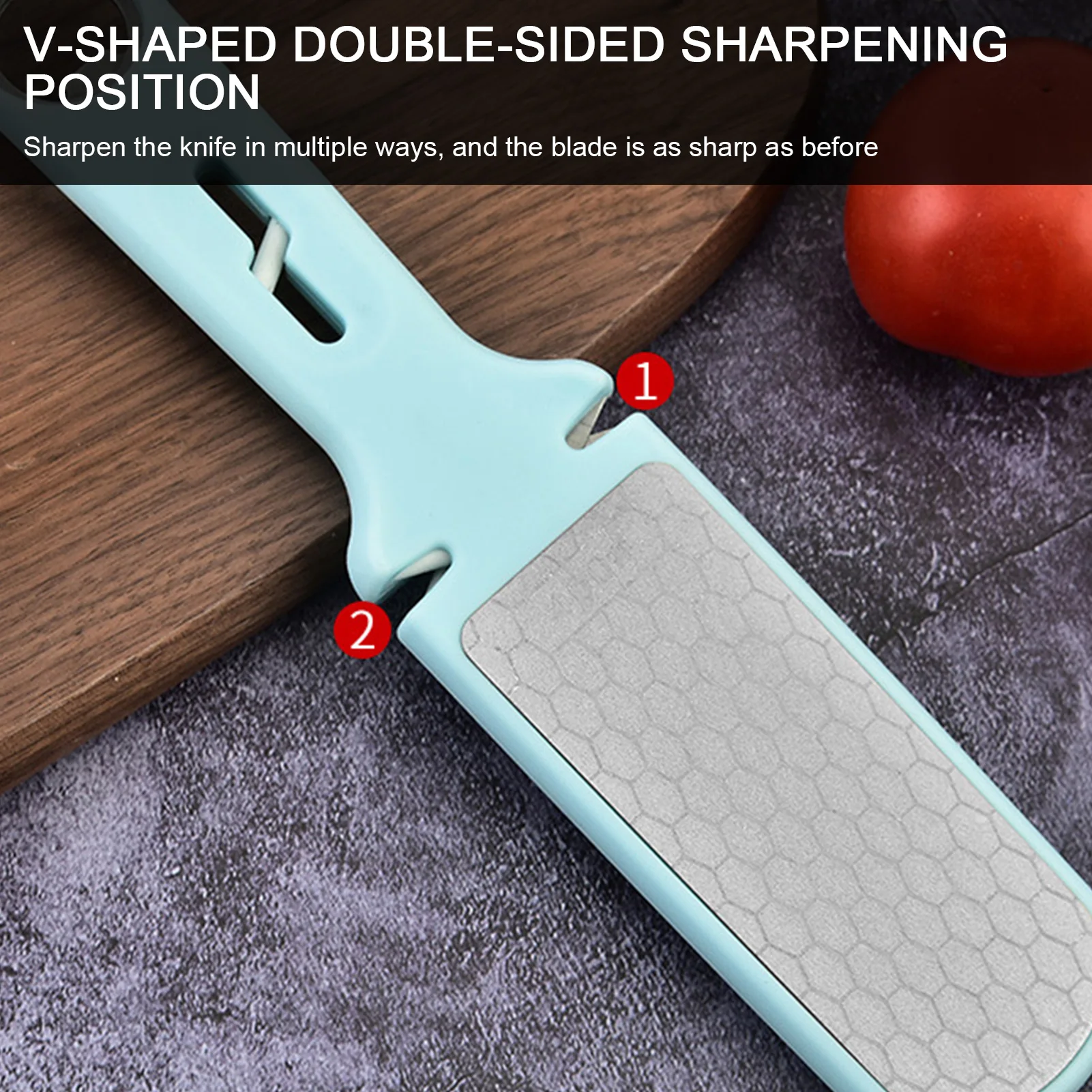 Color: Black, Ships From: United States - Knives Sharpener File Diamond Scissor Professional Sharpening Stone Diamond Honing Steel Metal File Paddle Tool For Chef And