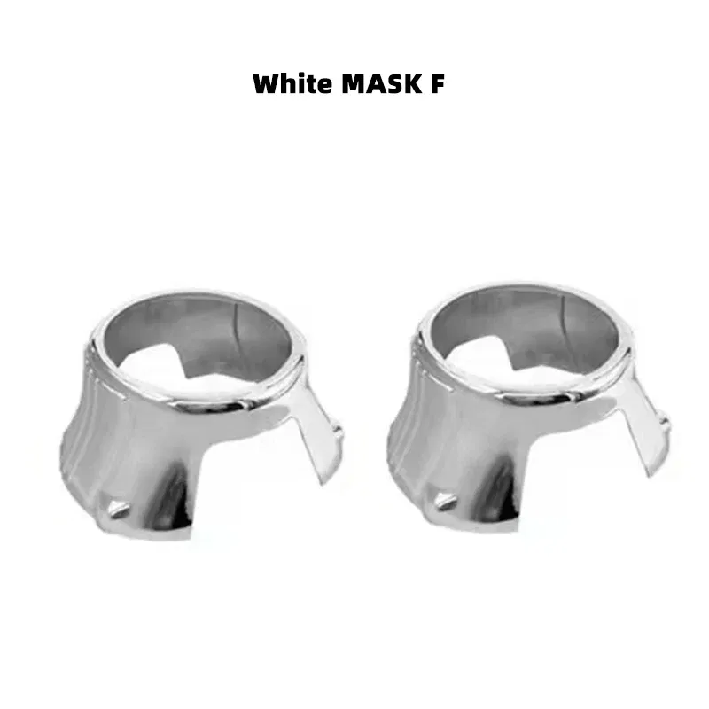 Color: Blue - SANVI 2.5INCHES 3INCHES BI XENON/LED Projector lens mask  shrouds Car light accessories