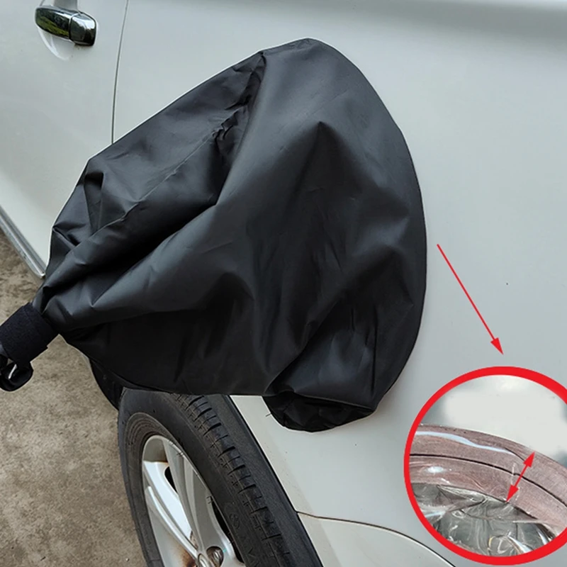 Color Name: black - Electric Vehicle Charging Plug Covers Waterproof Cloth Rain Cover EV Charger Adapter Protector Car Charging Port Safe Protection