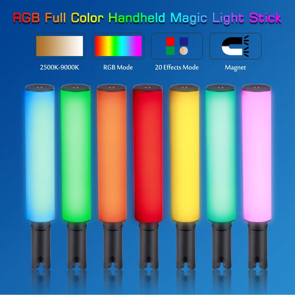 Color: Orange, Ships From: CHINA - SH W200 RGB Photography Light 2500k-9000K 3000mah With Diffuser Effect Light Stick Outdoor Vlog Video Fill Lighting