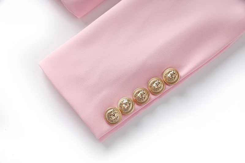 Color: WHITE, Size: XL, Ships From: CN - New Arrival Elegant Style Lady Office Work Suit Double-breasted Long Sleeve Fitted Blazer A-line Pencil Mini Skirt Women 2Pcs