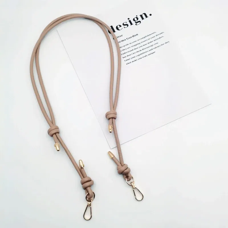 Color: Yellow - Long Leather Shoulder Strap Crossbody Bag Adjustable Replacement Belt Handbag Strap Accessories DIY Bag Belt For Handbags