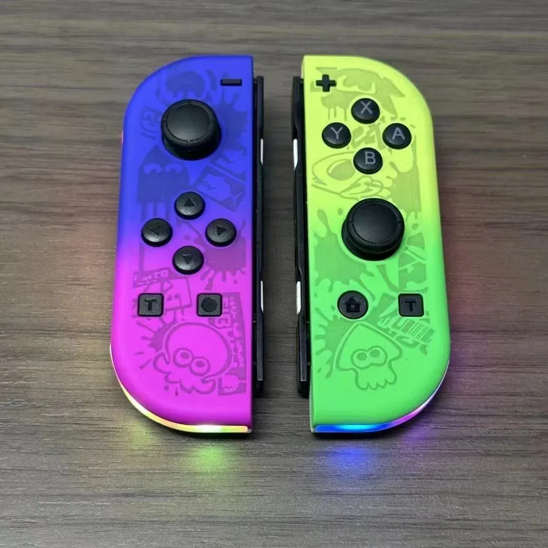 Color: MULTI - STORM WYRM Bluetooth Joystick for Switch NS Game Left and Right Wireless RGB With Light Small Handle JOY-02
