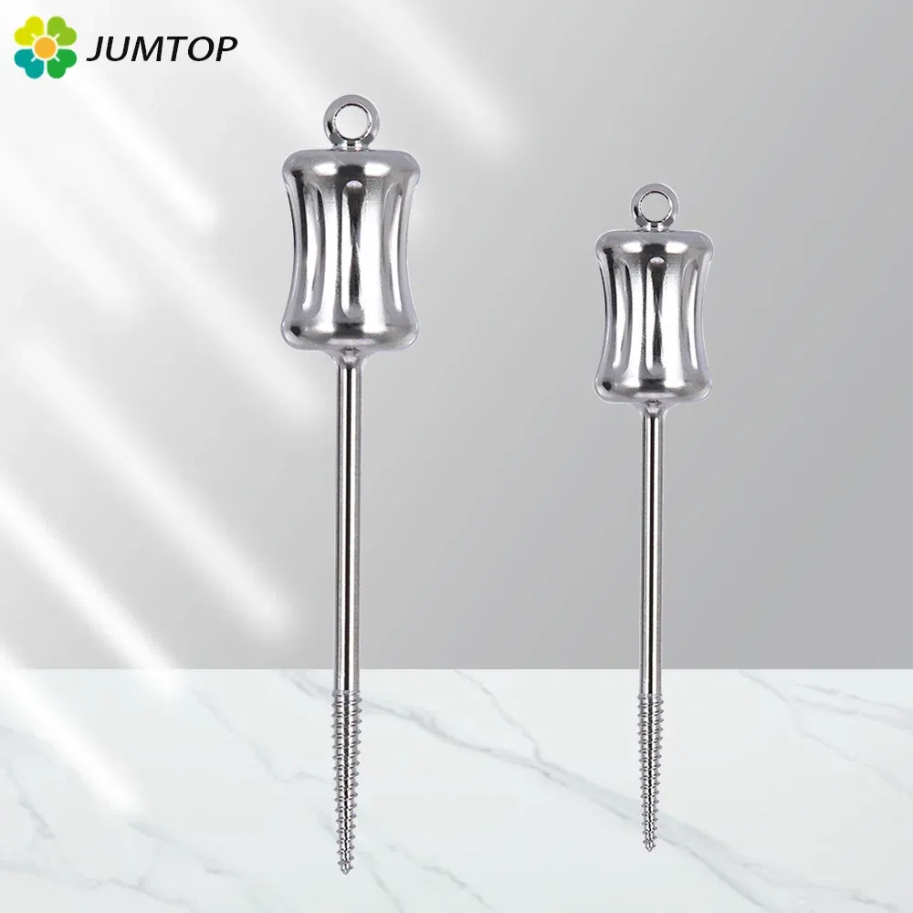 Color: Red - 1 PC Dental Broken Root Drill Remnant Extractor Apical Root Fragments Drill Stainless Steel Short 34.3mm Long 44.5mm Dentistry
