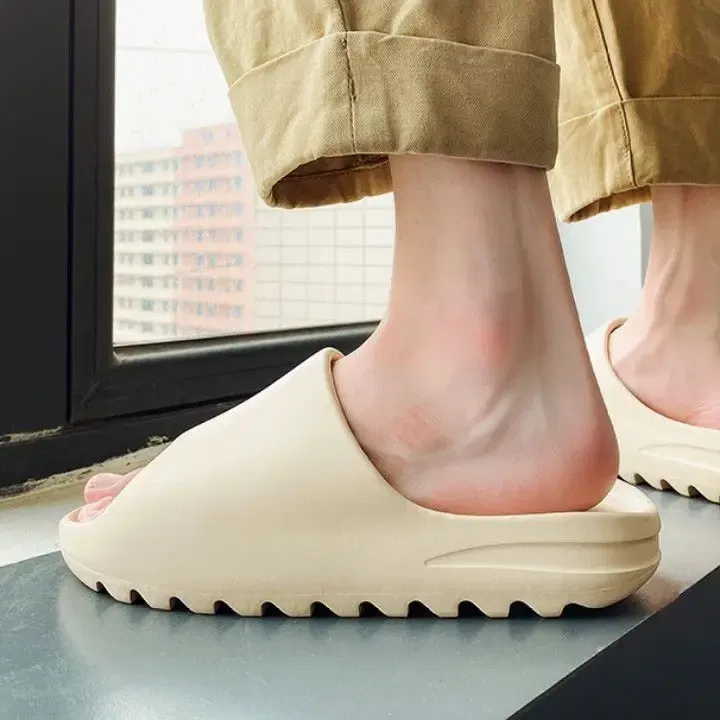 Color: SKY BLUE, Shoe Size: 35.5, Ships From: CHINA - Goosecret Men EVA Platform Cloud Slippers Soft Sole Sandals Non-Slips Bedroom Slides Male Cozy Home Shoes Soft Sole Beach Slides