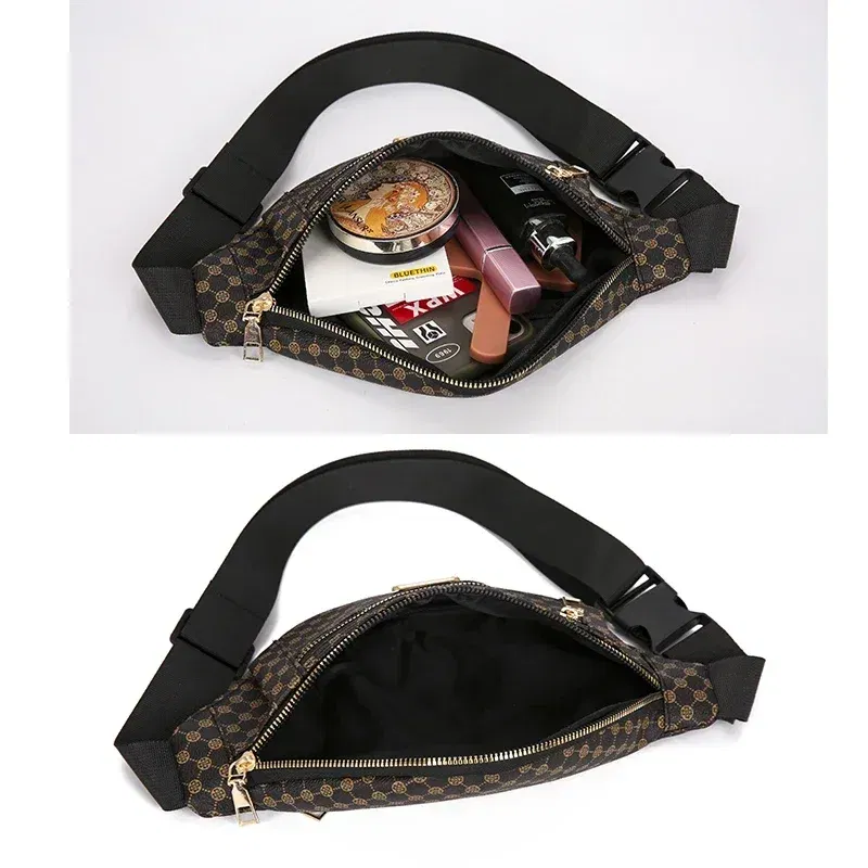 Color: GRAY - VC Men's Fanny Pack Lightweight Sports Cycling Waist Bag Classics Small Shoulder Bags for Man Belt Pouch Phone Chest Bags Male