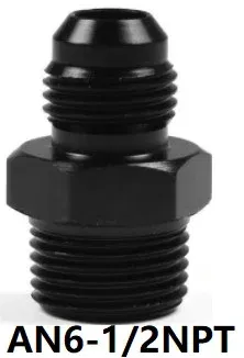 Color: MULTI - Oil Hose Straight Fitting Hose Adapter Oil Cooler Fitting An6 to An6 An8 An10 1/2 1/8 3/8 1/4 NPT 5/16,AN10 AN8 to 9MM M18 M12