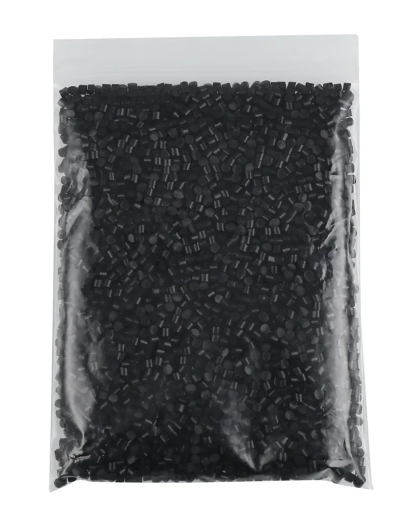 Color: Medium Brown - Hot Sale 100% Italian Keratin Glue for Hair Extension 500g Italy Keratin Glue Beads Black Color Italian Keratin Glue in Grain