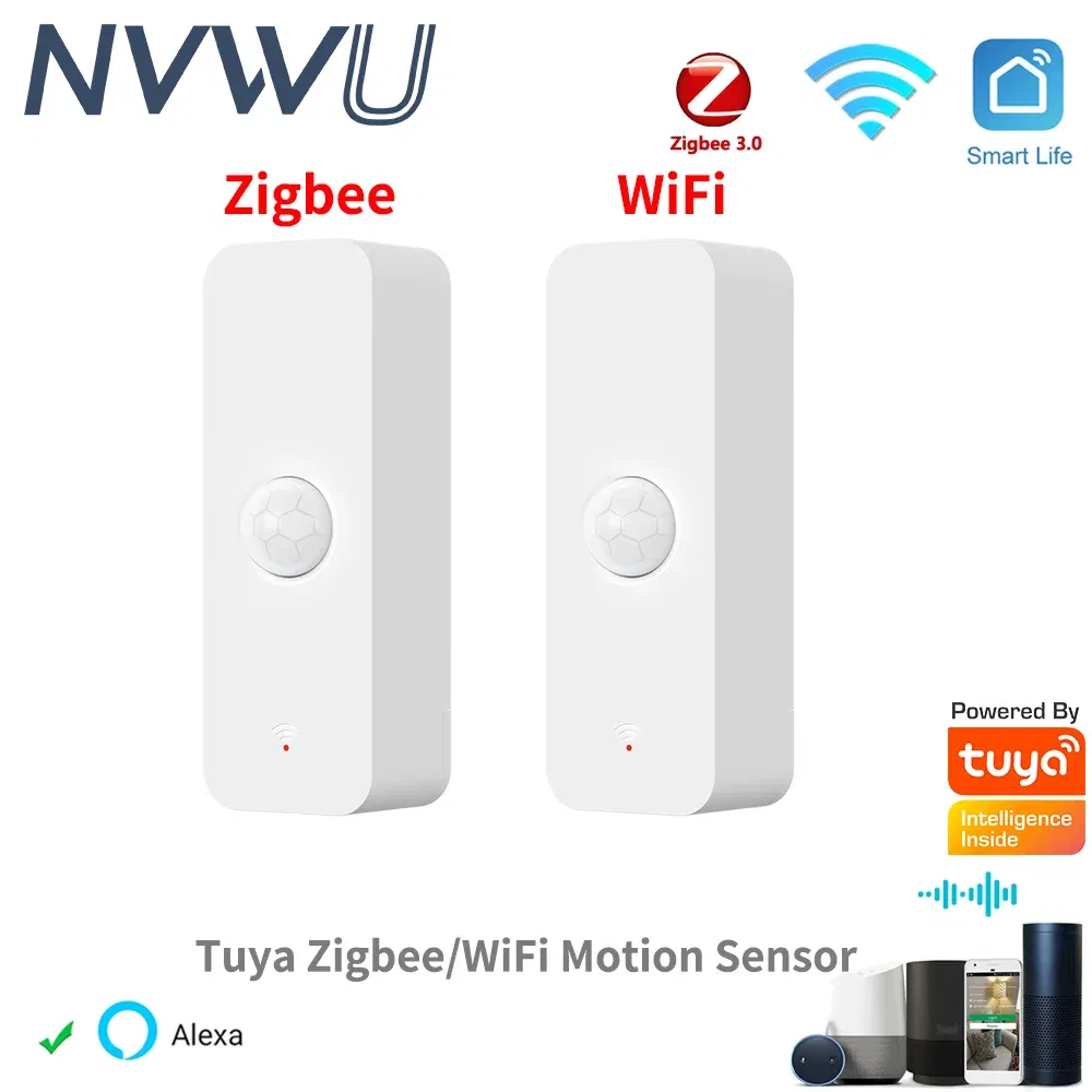 Color: Blue - Tuya WiFi Zigbee PIR Motion Sensor Smart Home Human Body Infrared Detector Security Smart Life Works With Alexa Google Home