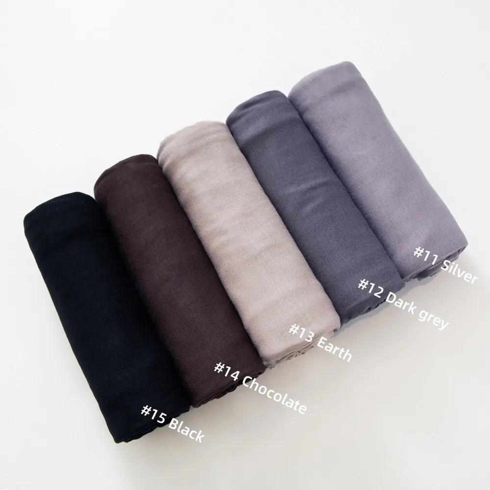 Color: Navy Blue?€ AE existing skus?‰ - 29Colors Cheap Jersey Hijab Scarf Solid Muslim Long Scarves Turban Shawl Elastic Cotton Arab Headscarf Head Wraps Saudi Hijabs